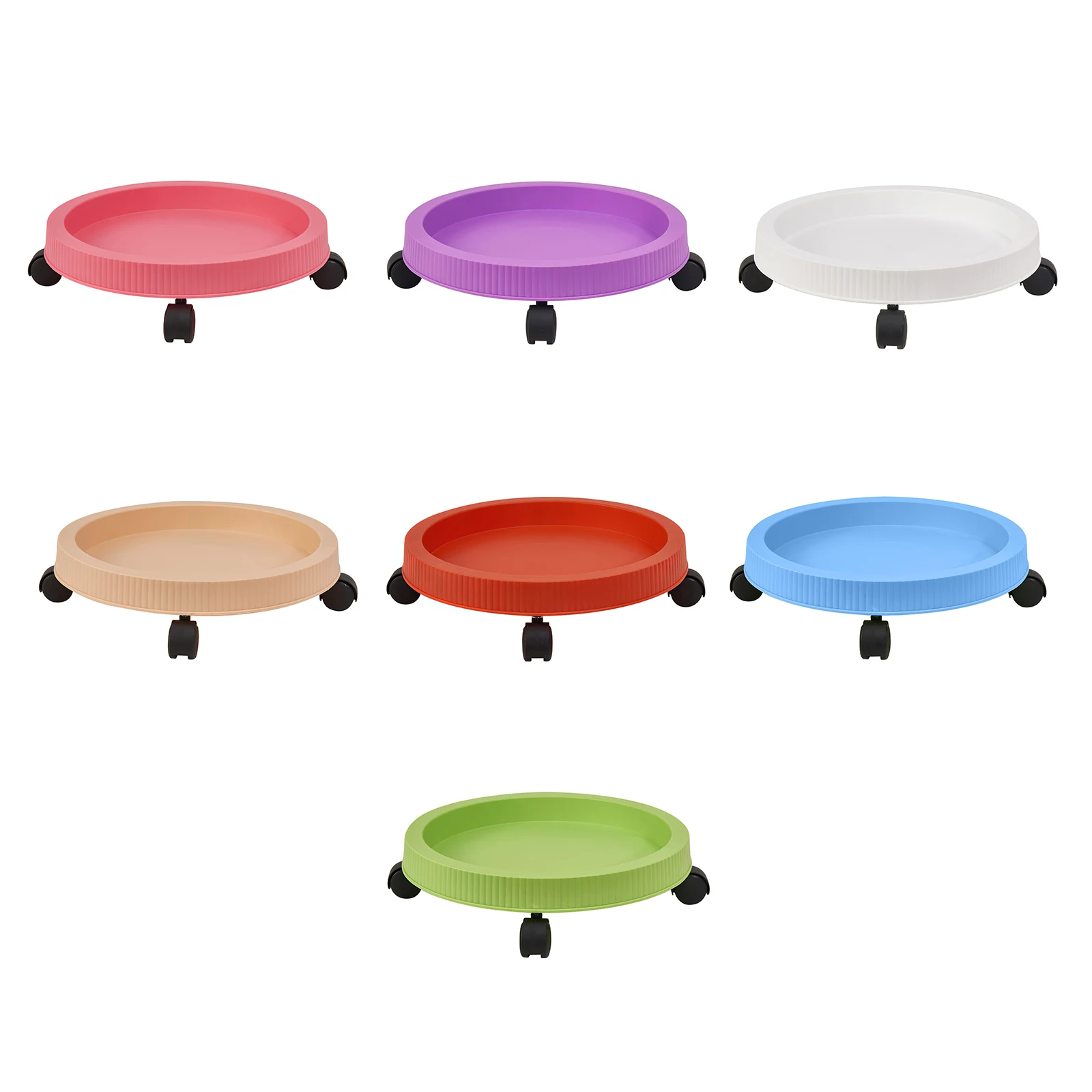 

7 PACK Strawberry Planter Tray Garden Tower Flower Pot Tray Indoor Outdoor Flower Pot Tray Garden Yard Planting Container Tray