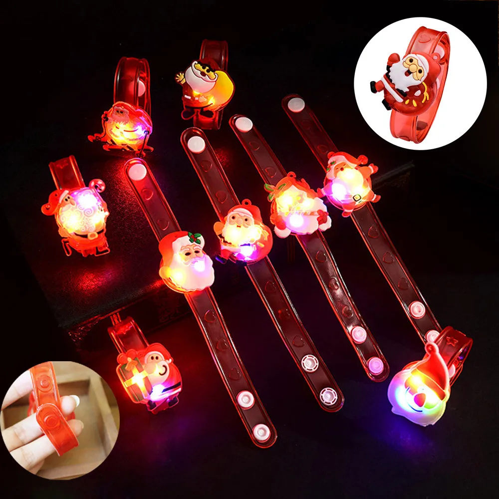 

2021 Christmas Light Up Toys Flashlight Wrist Hand Take Dance Party Dinner Party Light Toys For Children Kids Light Toy