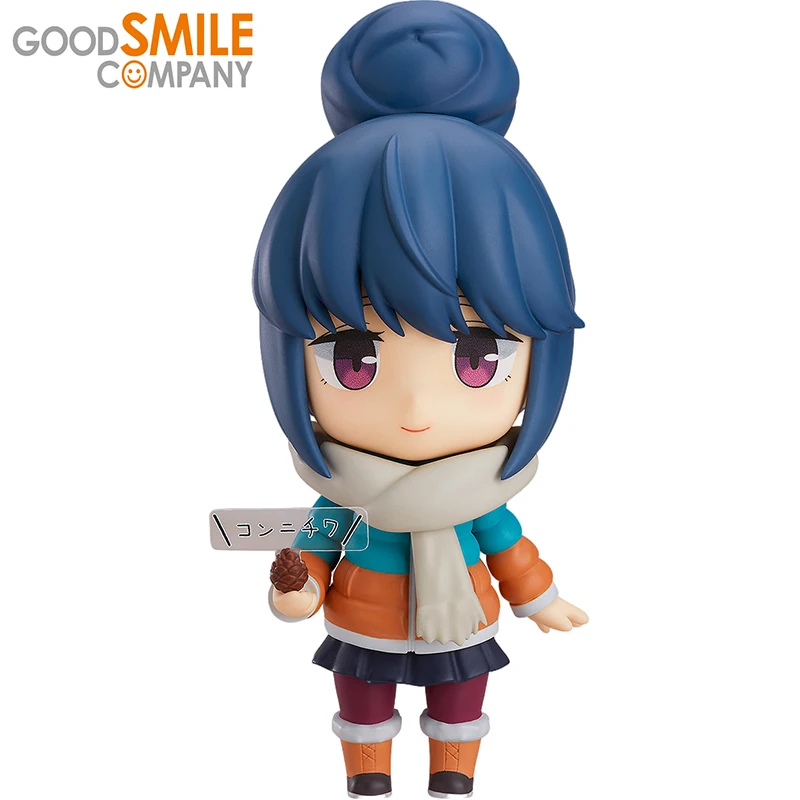 

10cm Original Good Smile GSC Nendoroid Yuru Camp Laid-Back Camp Shima Rin DX version Kwaii Q Version Anime Figures Model Toys