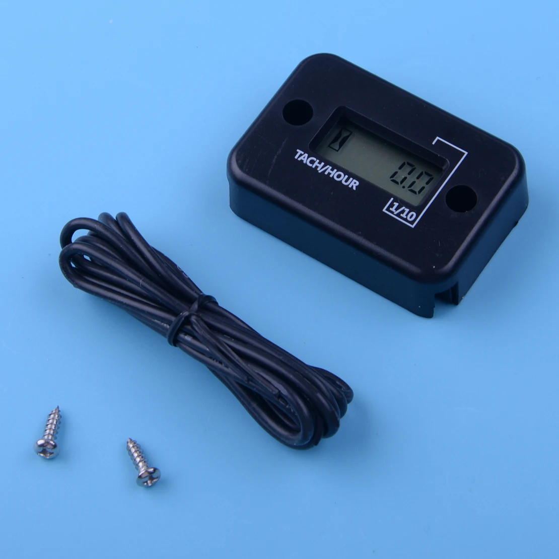 Водонепроницаемый цифровой тахометр счетчик моточасов датчик ЖК-дисплей для