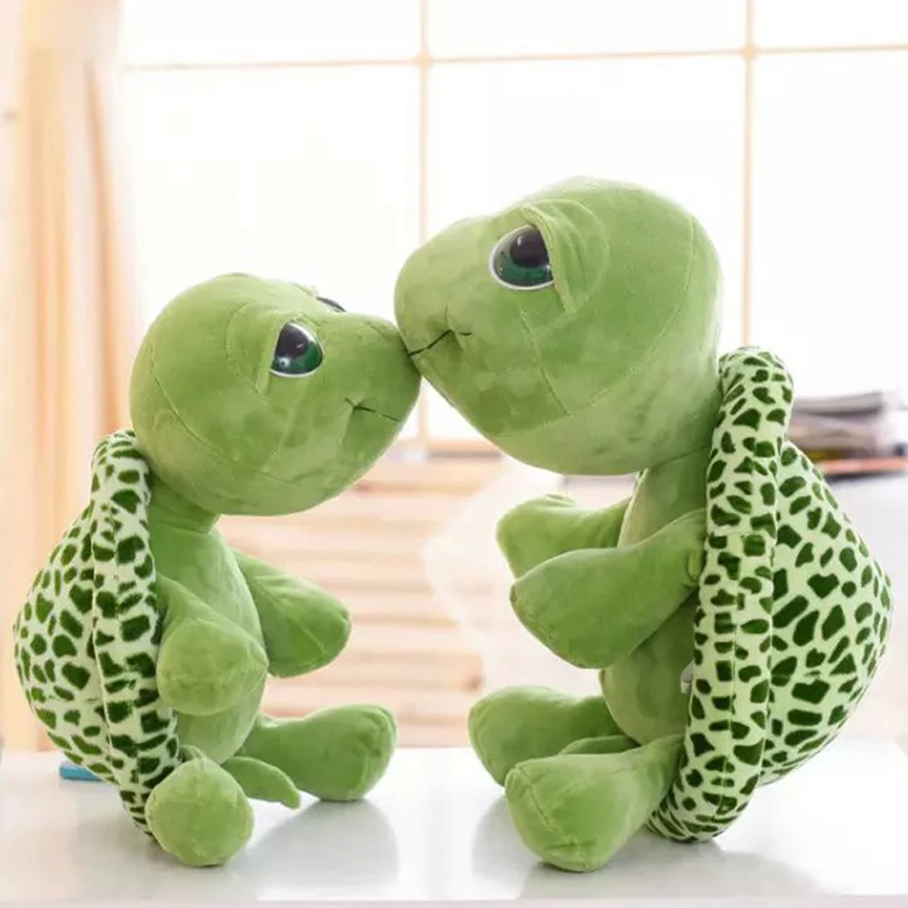

20cm Kawaii Huggy Cool Toys Big Eyes Stuffed Morning Soft Pillow Christmas Plush Children's Tummy Turtle Doll Baby Animal Toys