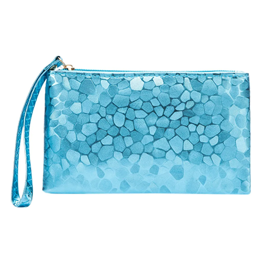 Женский клатч с каменным узором женский блестками новинка 2019 маленький кошелек