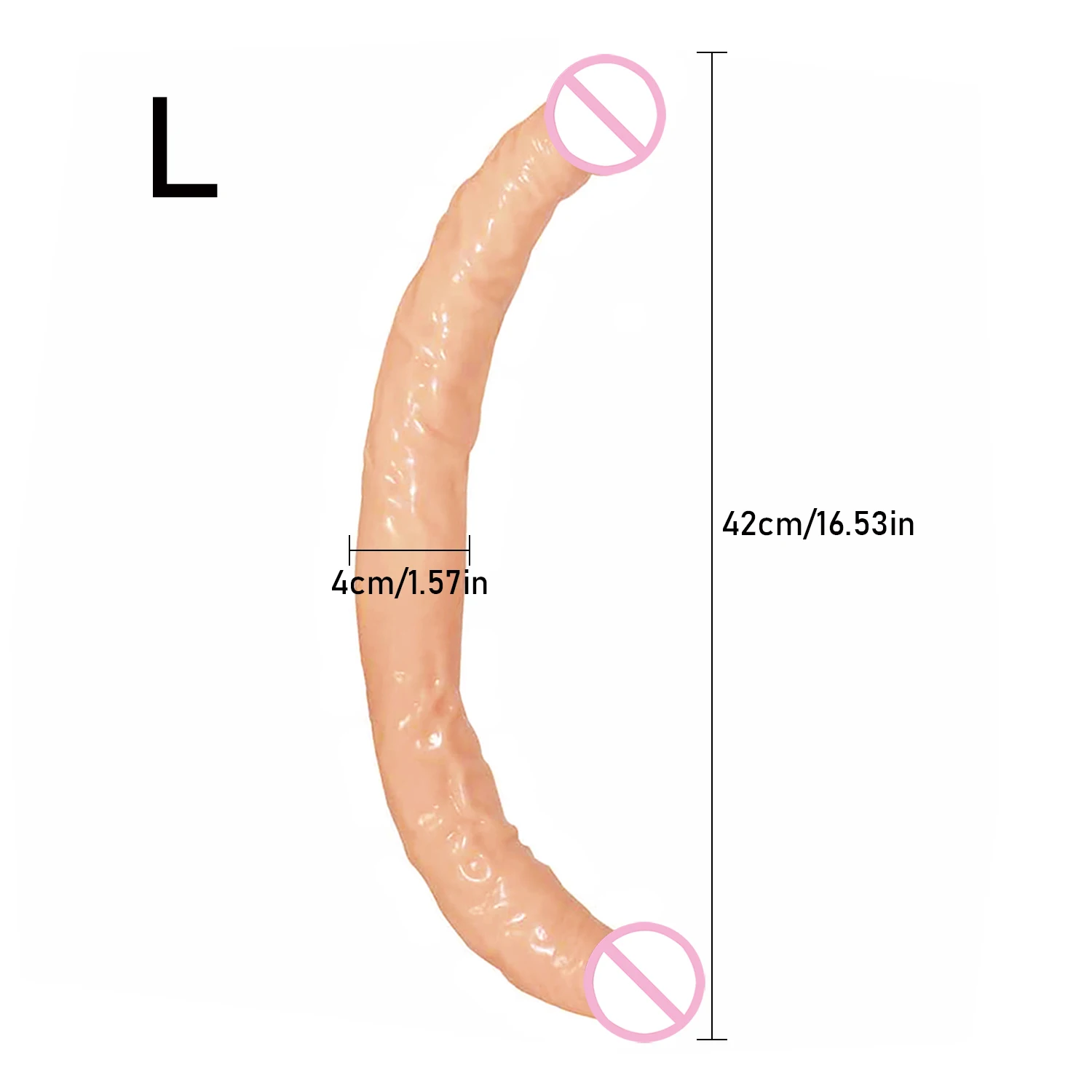 Супер длинные двойные фаллоимитаторы Двойное проникновение Вагина и анус член