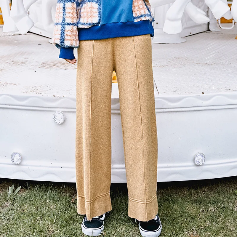 LANMREM 2020 новые модные женские прямые брюки средней длины весенние корейские