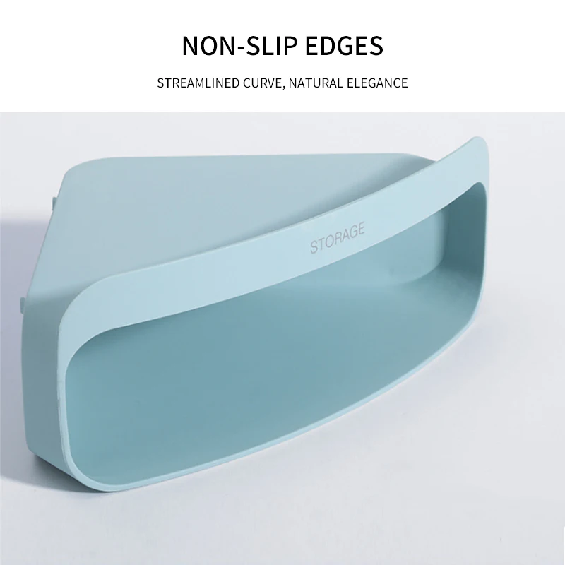 

Wall-mounted Corner Drain Rack Body Wash Shampoo Washing Rack Bathroom Triangle Storage Rack Toilet Bath Shower Organizer Stuff