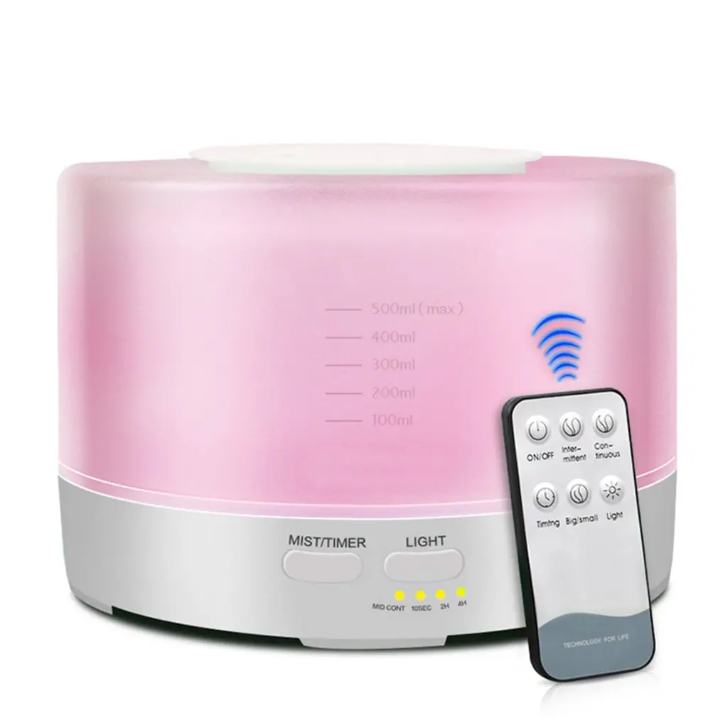 500 мл пульт дистанционного управления Светодиодный увлажнитель воздуха для дома
