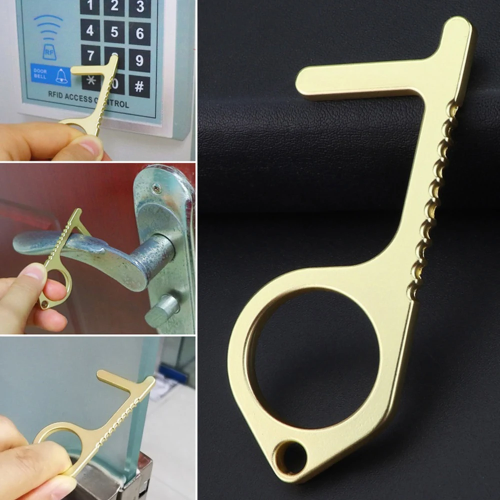 Tempdown Творческий EDC дверь открытой металлический брелок подвеска для личной