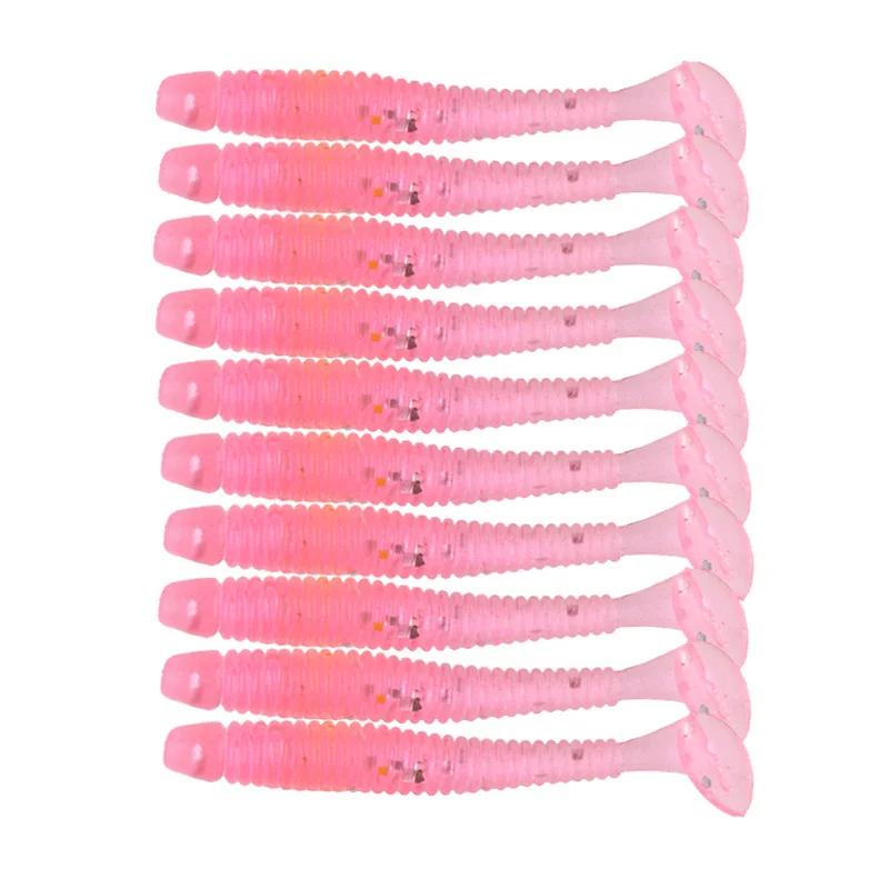 Силиконовый воблер в виде личинки 50 мм 0 8 г мягкая рыболовная приманка морской Т