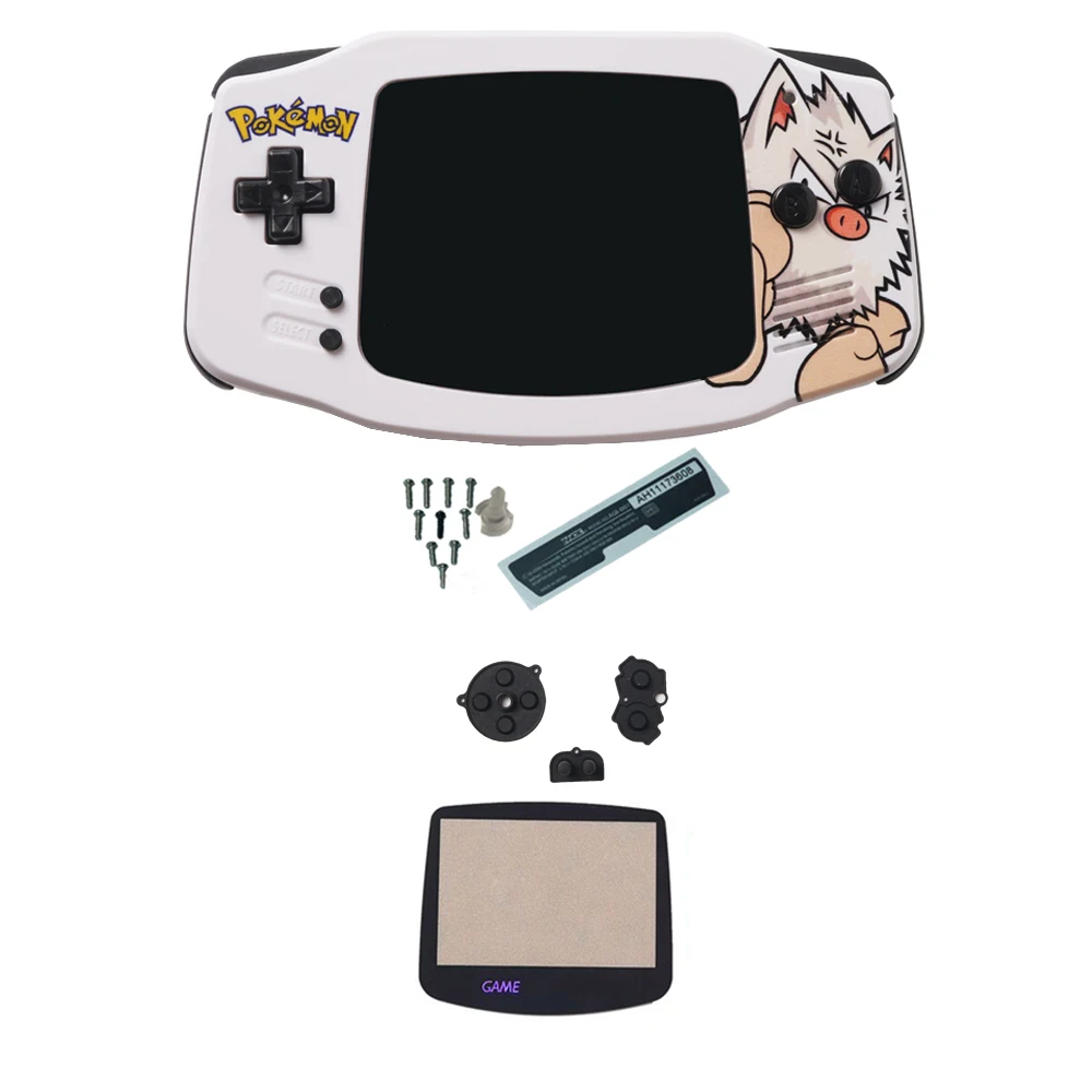 Пользовательские UV Печатные Чехлы для GAMEBOY Advance IPS LCD корпус GBA DIY|Запасные части| |