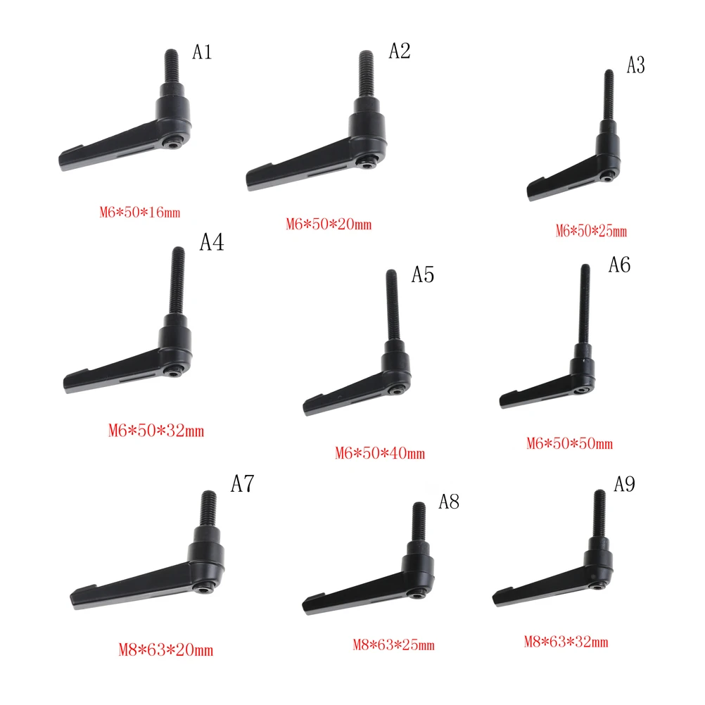 

Adjustable Locking Threaded Handle Knob High Quality M6 M8 M10 Clamping Lever Machinery