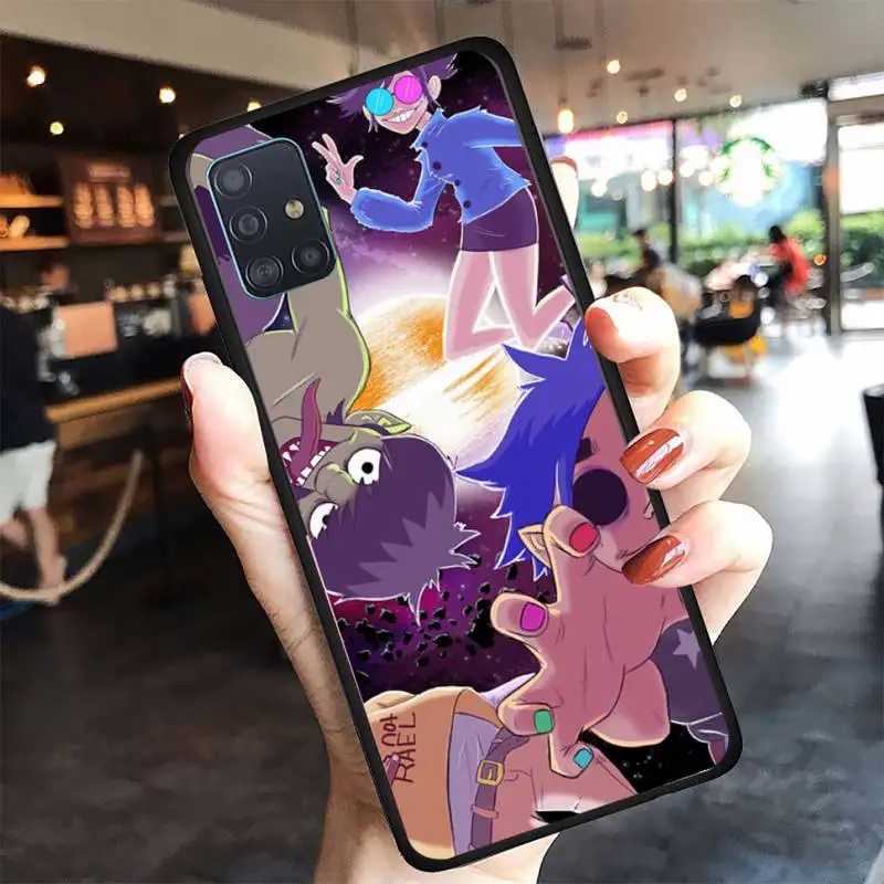 

Gorillaz band Phone Case For Samsung A10 A12 A02 A20E M30 A31 A32 A40 A50 S A52 A51 A70 A71 A80 Cover Fundas
