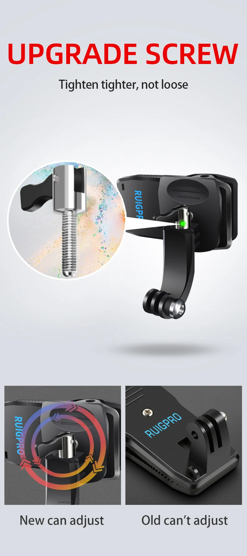 360 градусов вращения Рюкзак Сумка зажим для GoPro Hero 8 7 6 5 4 Xiaomi yi SJCAM SJ4000 DJI аксессуары для экшн-камеры