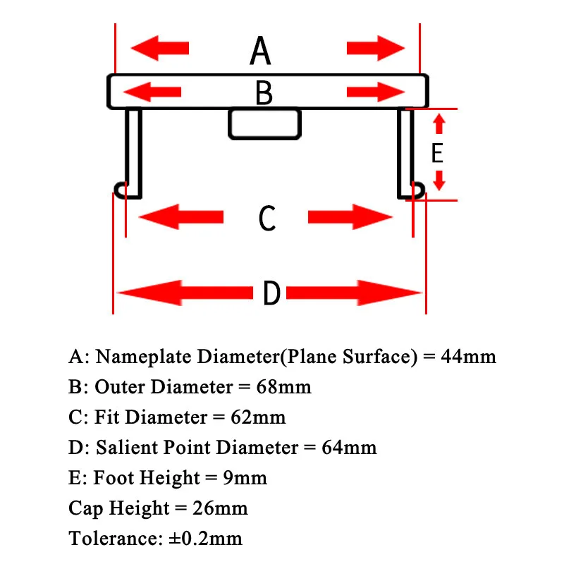 4 шт. колпачки для рабочего центра 68 мм|Колпаки на колеса| |