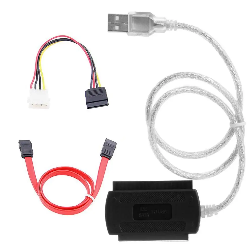 SATA/PATA/IDE to USB 2 0 адаптер конвертер кабель для 5/3 5 дюймов жесткий диск|Компьютерные