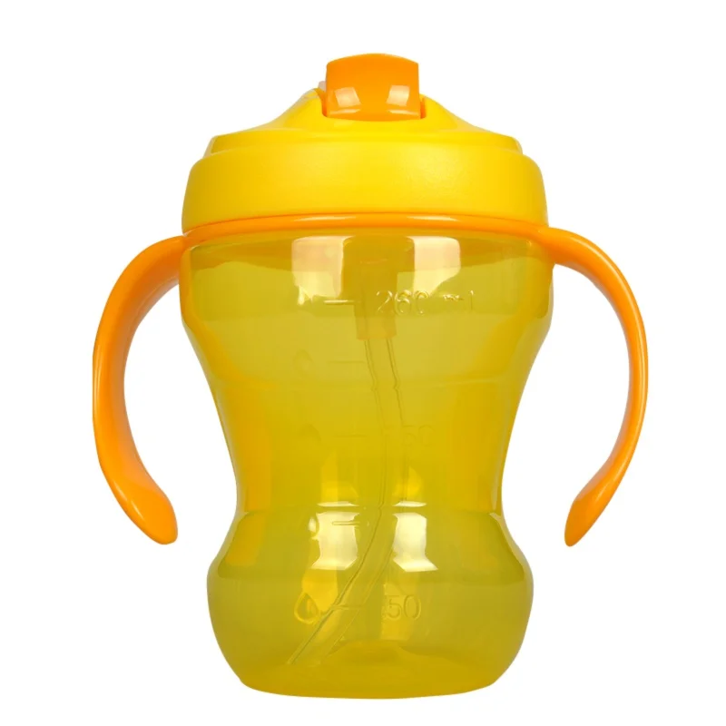 260ml G2 210/260/280/300/320/330/400/420 мл для обучения питью, Бутылки для воды для кормления, для младенцев, стильная футболка с изображением персонажей видеоигр герметичные чашки с ручками - Цвет: 260ml G2