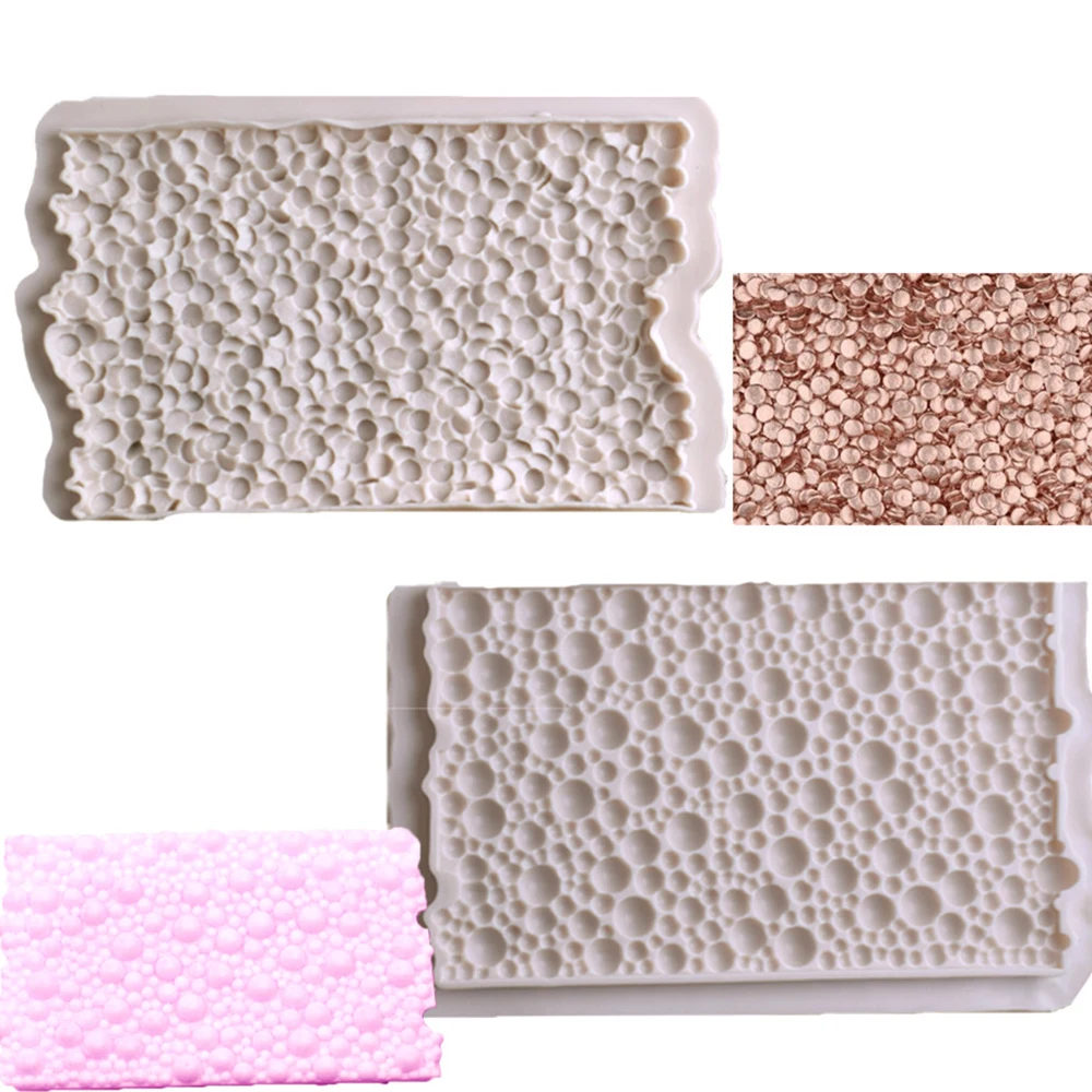 

2 Style Pearl Shapes Fondant Mold Cake Border Silicone Molds Cake Decorating Sugar Craft Gummy Baking Tools Free Shipping