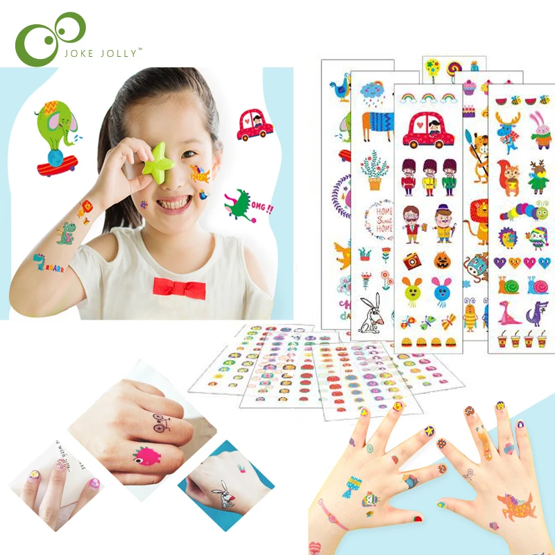 1 комплект с героями мультфильмов для ногтей наклейки водяной знак тату детей