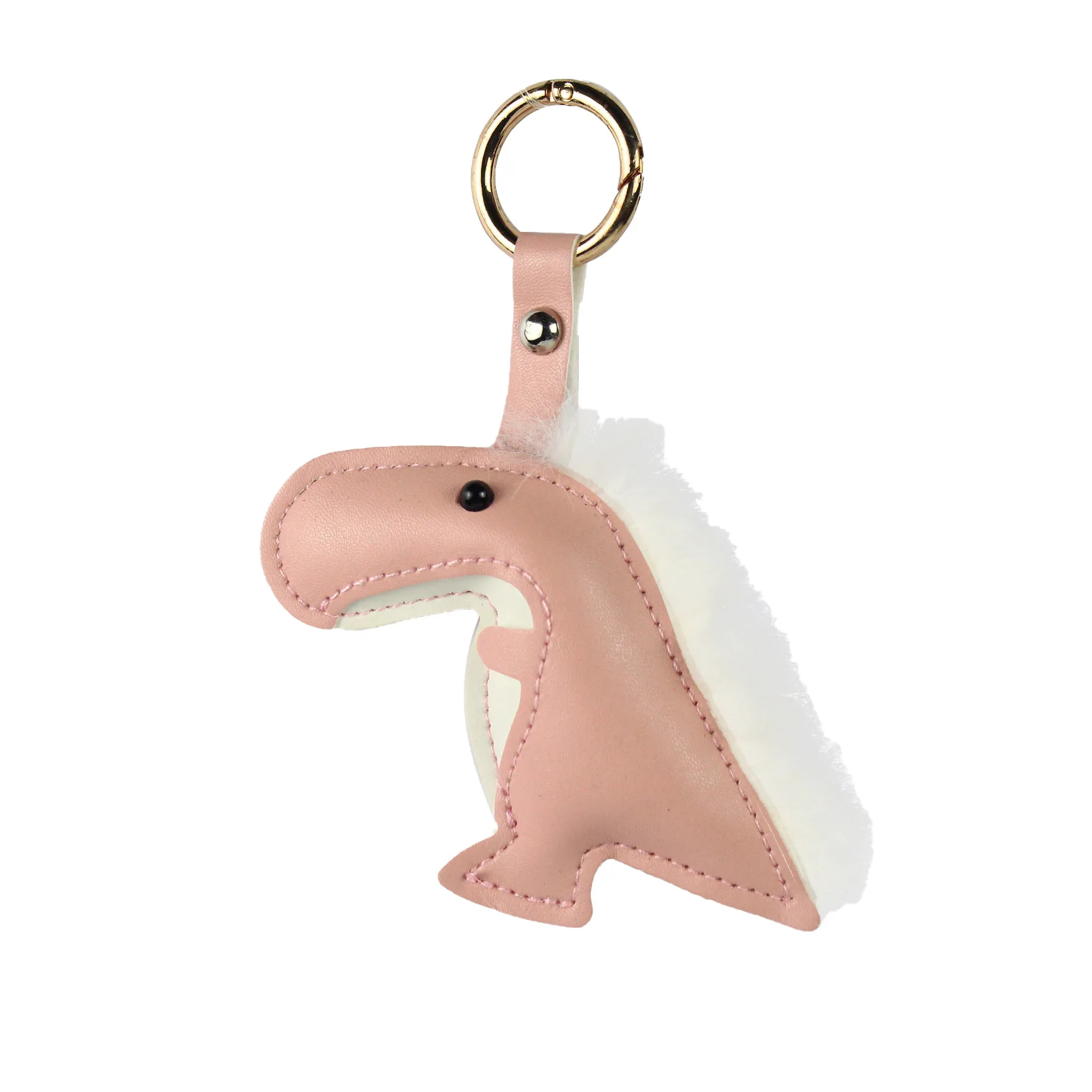 

Cartoon PU Small Dinosaur Doll Keychain Couple's Accessories Creative Trinket Fine Gift Men Women Bag Car Key Pendant Keyring