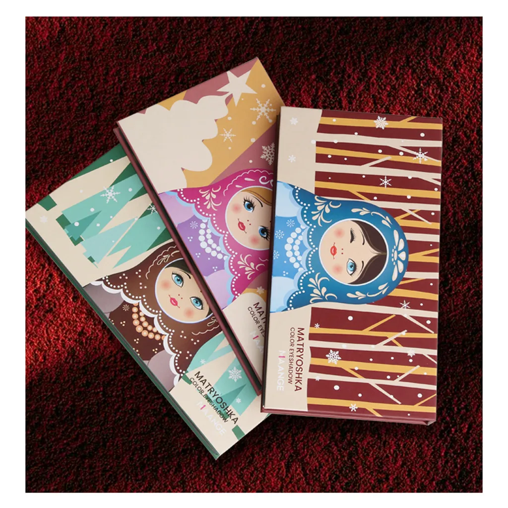 

HAICAR Eye shadow 12 Colors beauty glazed colorful makeup Eyeshadow Matte Earth Color Pumpkin Lazy Girl Net red Nude Makeup