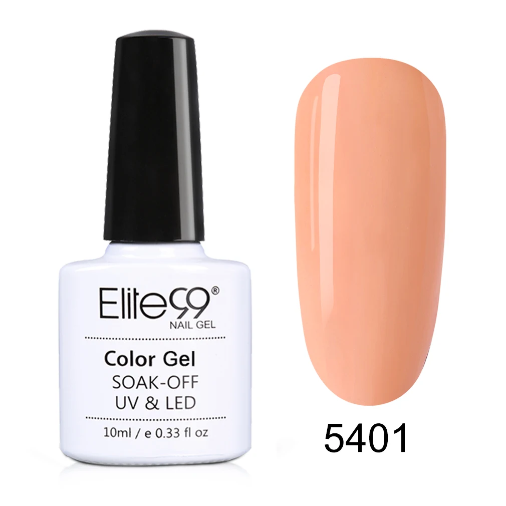 

Elite99 10ml Begonia UV Gel Nail Polish For Manicure Gellak Semi Permanent Hybrid Nails Art Primer Orange Color Gel Nail Polish