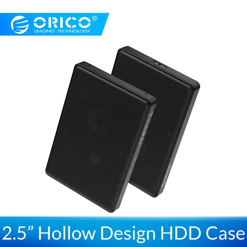 ORICO 2,5 дюймов SATA для USB 3,0 HDD SSD чехол для samsung Seagate SSD 2 ТБ 4 ТБ коробка для жесткого диска внешний HDD корпус полностью сетчатый