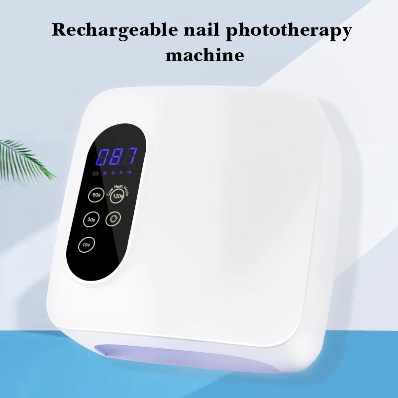 

72w Cordless Led Nail Lamp Rechargeable UV Led Nail Dryer Wireless Fast Nail Polish Curling Nail Lights Nail Art Manicure