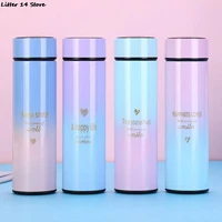 500ml smart thermos water bottle led digital stainless steel coffee thermal mugs