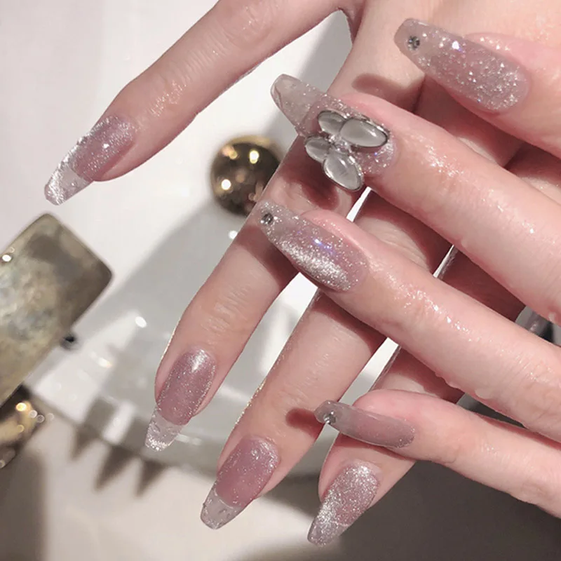 

Накладные ногти с бабочкой, 24 шт.