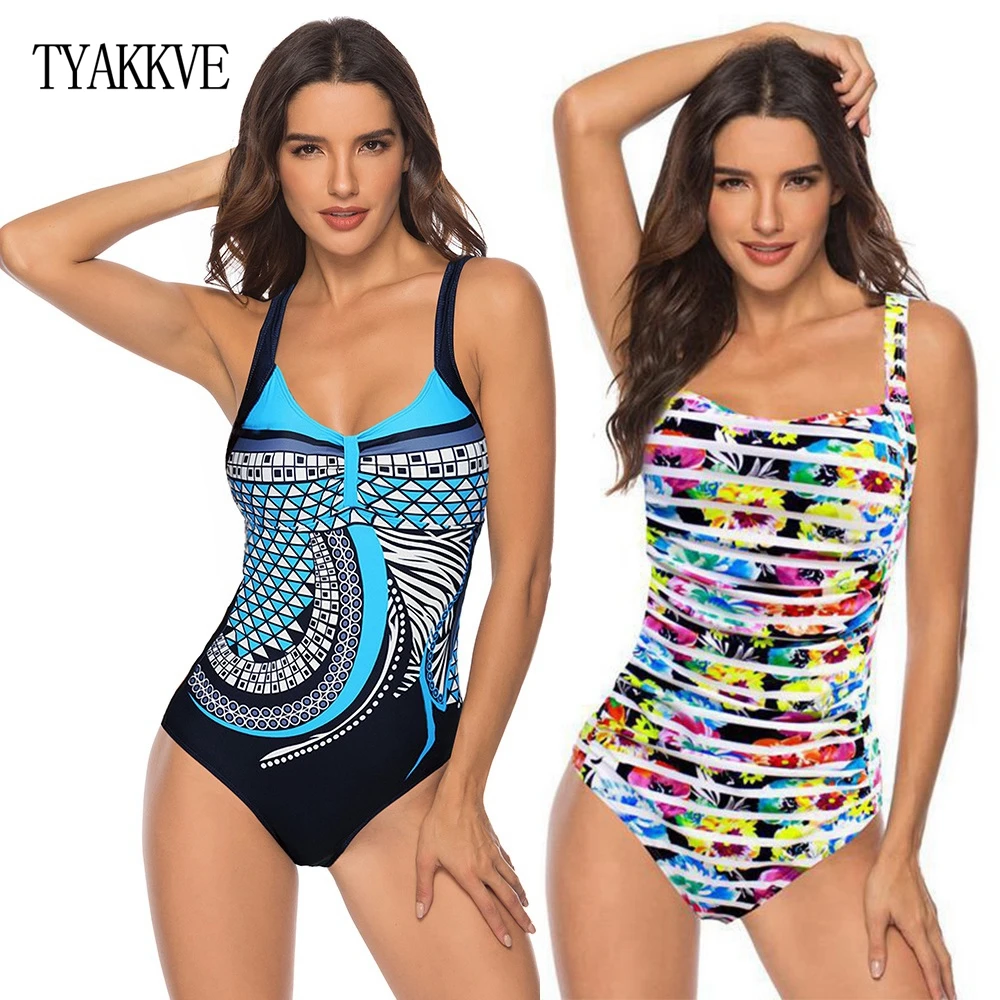 Пуш ап Для женщин купальники размера плюс Одна деталь купальник V образным