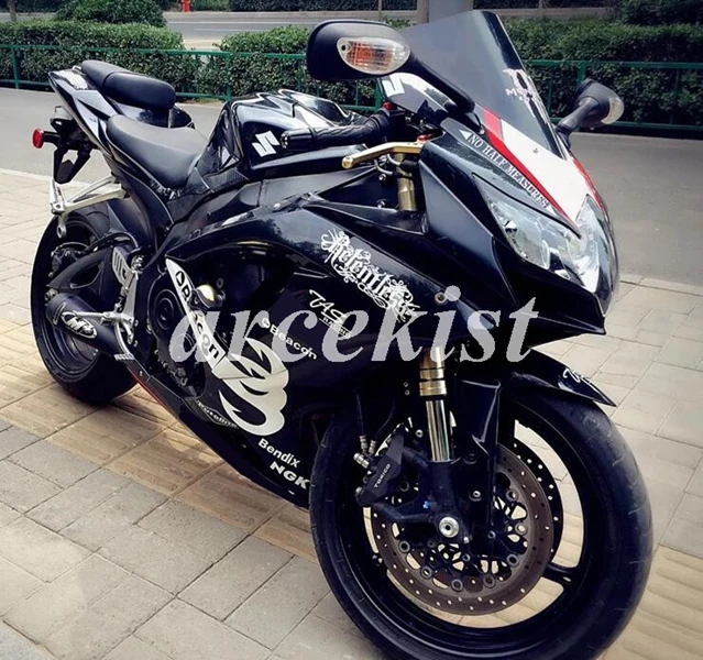 4 подарки Новый ABS обтекатели комплект подходит для Suzuki GSX R600 R750 2008 2009 2010 K8 GSXR 600 750 08