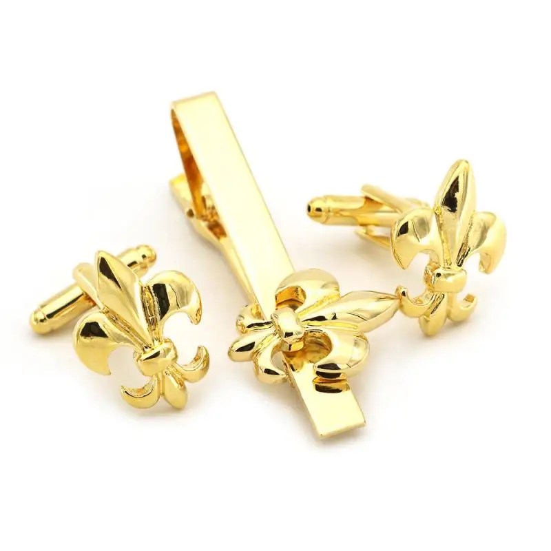 Зажим для галстука и запонки Набор Для мужчин Классика Зажимы наборы Медь зажим