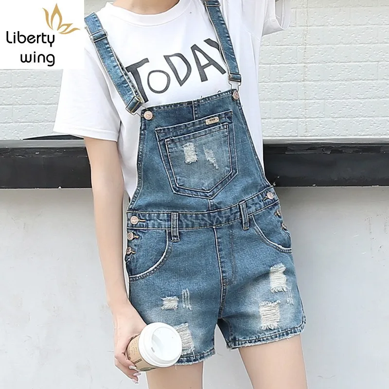 Women Summer Denim Overalls Cowboy 