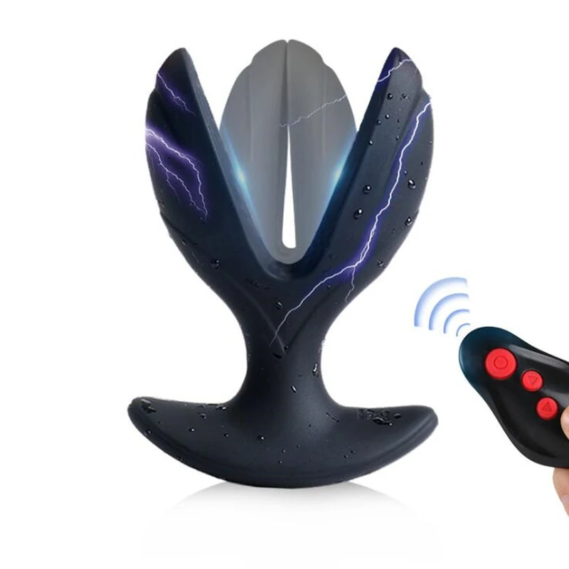 Беспроводной Управление поражения электрическим током анальный расширитель