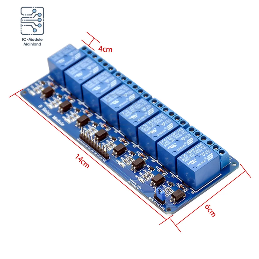 Модуль управления Ethernet 8-канальный сетевой модуль-реле LAN WAN веб-сервер интерфейс
