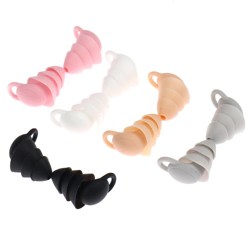 

Silicone Anti-noise Sleeping Plugs For Travel Silicone Soft Noise Reduction Ear Plugs Sound Insulation Ear Protection Earplugs