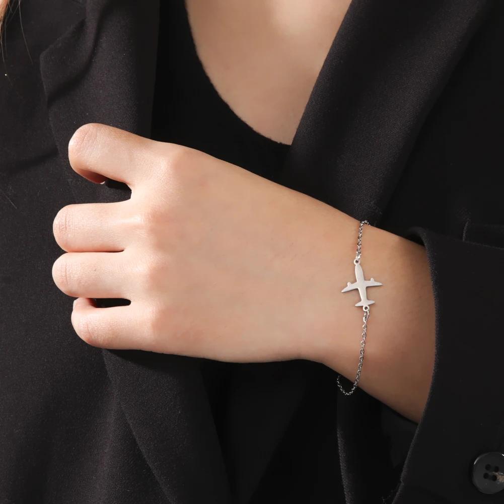 Skyrim самолет браслет из нержавеющей стали Регулируемая цепь браслеты на руку Pulsera