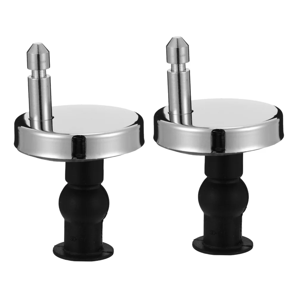 

2 Pcs Zinc Alloy Toilet Seat Hinges Practical Toilet Seat Fittings and Fixtures