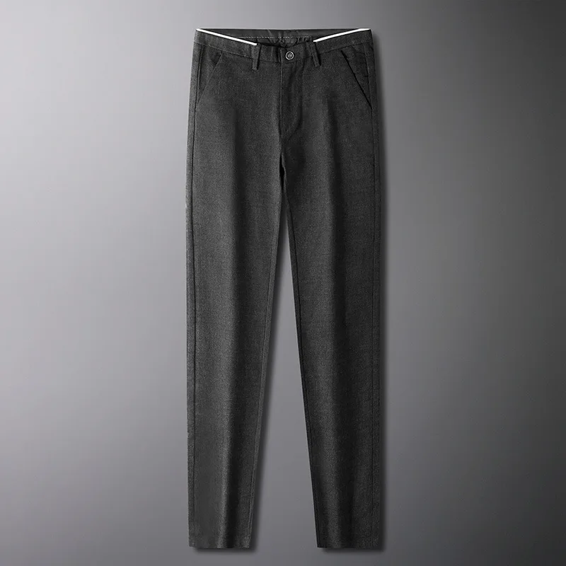 

Autumn Spring Slim Suit Pants Man Clothing Business Formal Wendding Classic Business Men Trousers 2021 New