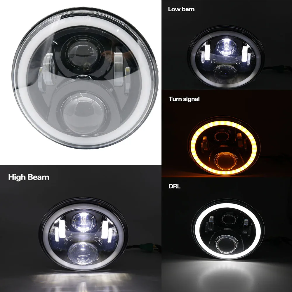 Фасветильник дальнего света светодиодные 7 дюймов 2 шт. H4 | Автомобили и мотоциклы