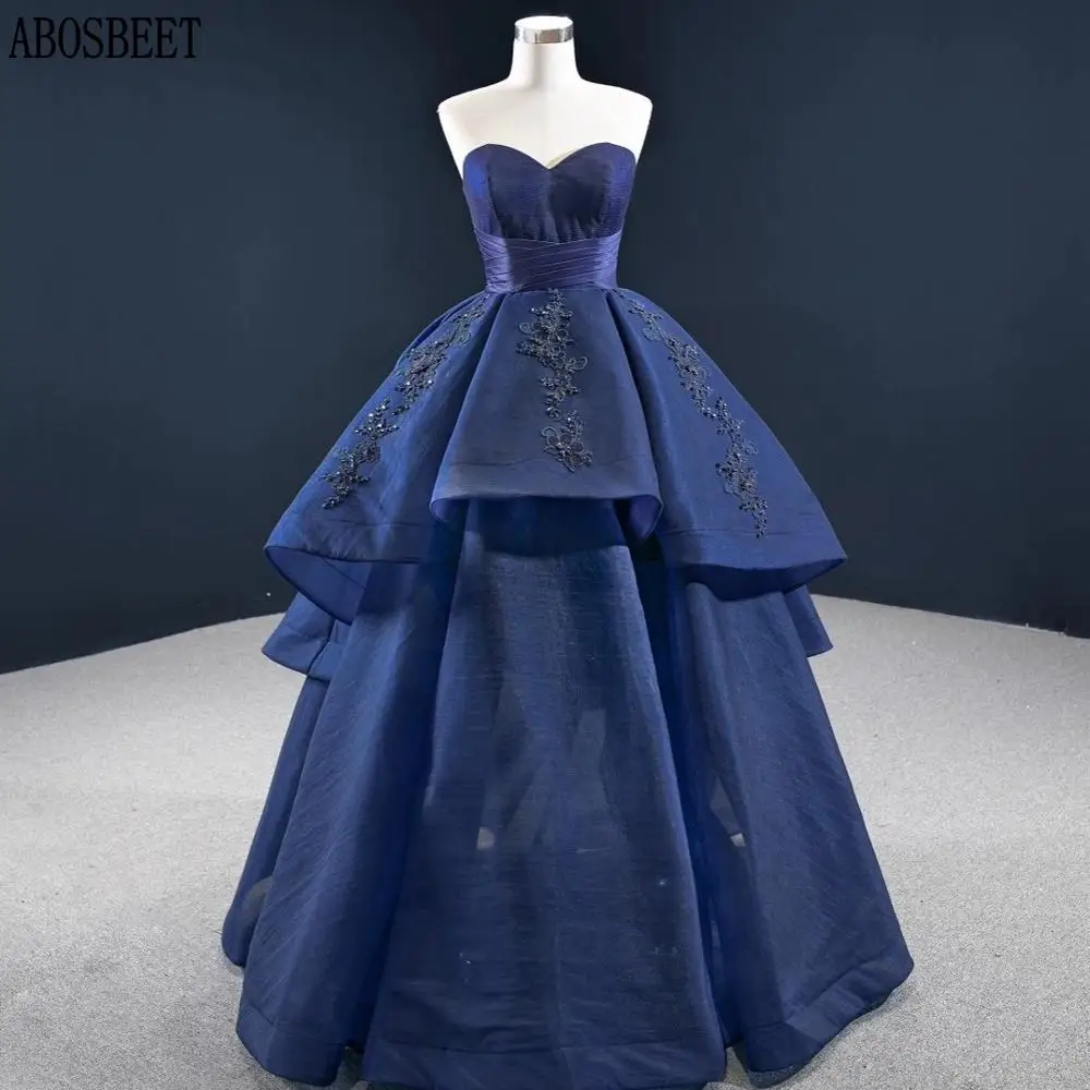 

DD JYOY Simple Style A Line Evening Dress Long 2020 Sweetheart Beads Lace Evening Gown Long Formal Women Party Wear Lace Up Back