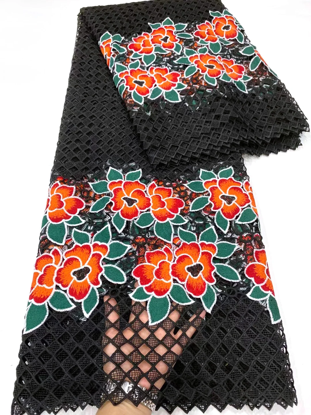 Африканская кружевная ткань 2021 высококачественное молочное Шелковое кружево