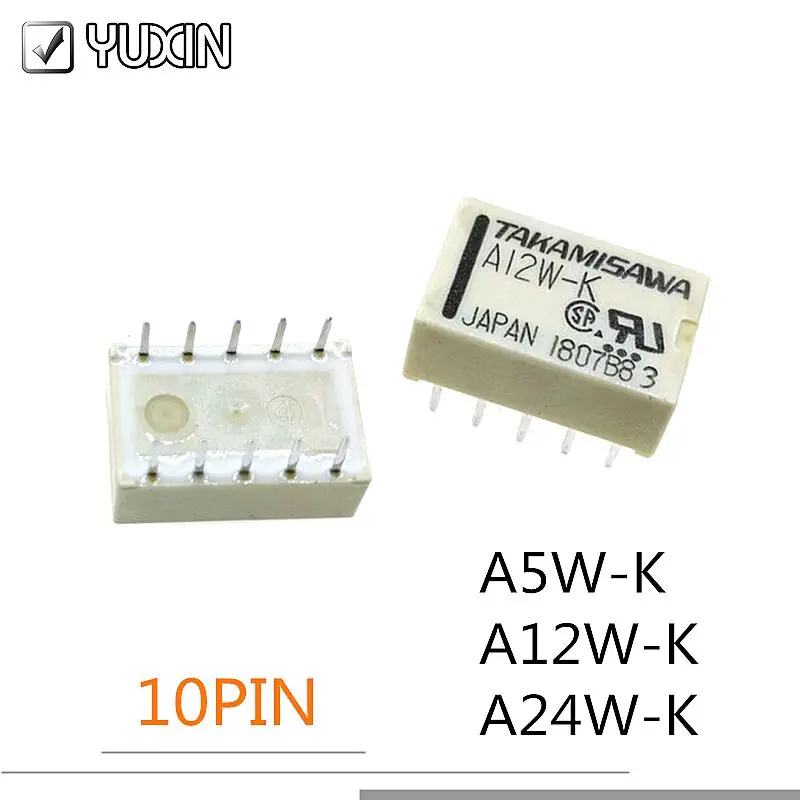 5 шт./лот 100% оригинальное новое реле сигнала лампа в постоянного тока Φ 12 В 24 Вт K 10