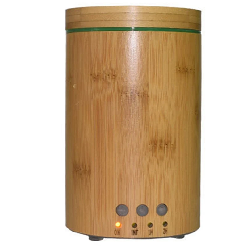 

150Ml Ultrasonic Wood Grain Aroma Diffuser Real Bamboo Aroma Diffuser Wooden Humidifier Natural Bamboo Classical Eu Plug