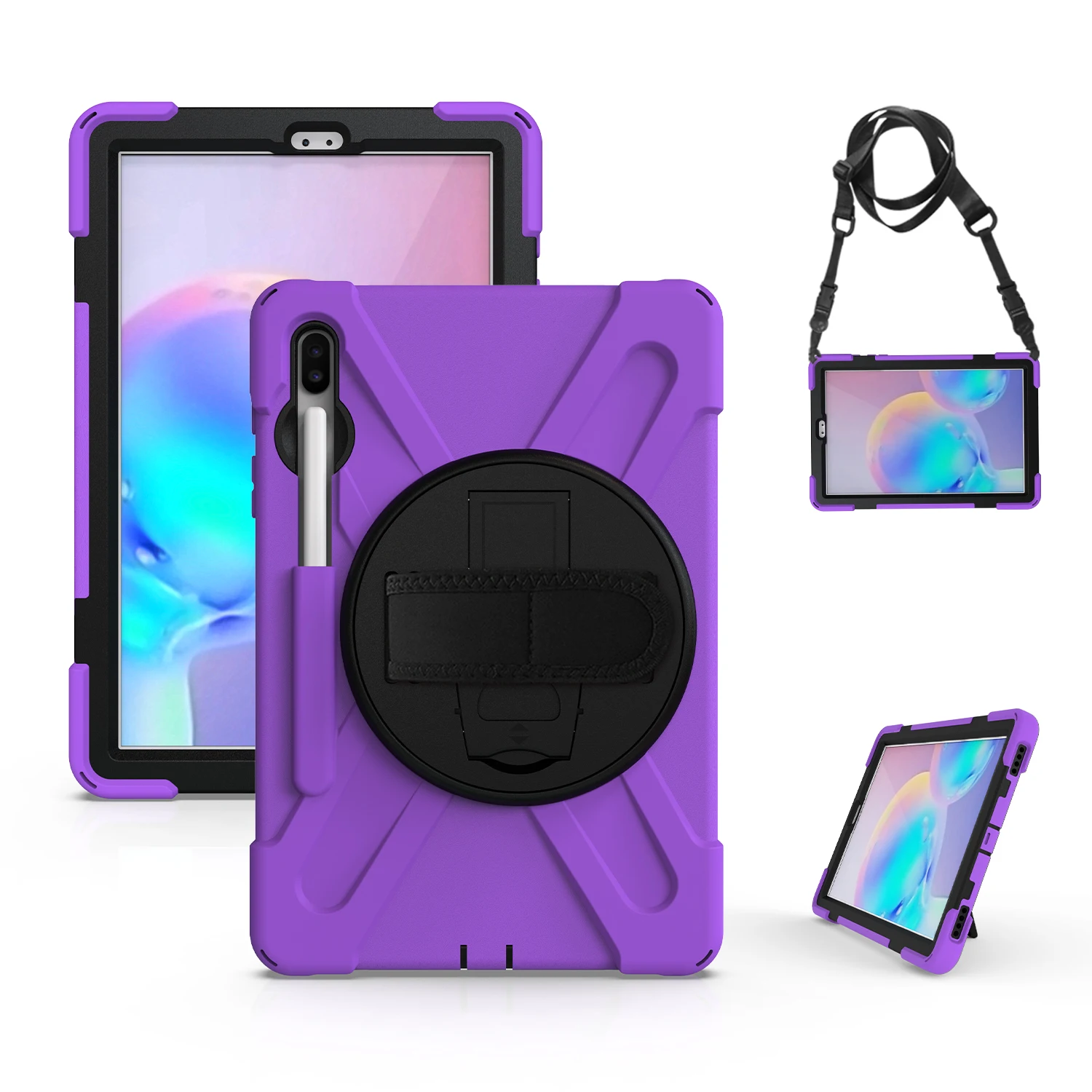 Чехол для samsung Galaxy Tab S6, 10,5 дюймов,,3 слой, полный корпус, прочный, сверхпрочный, защитный чехол с держателем карандаша