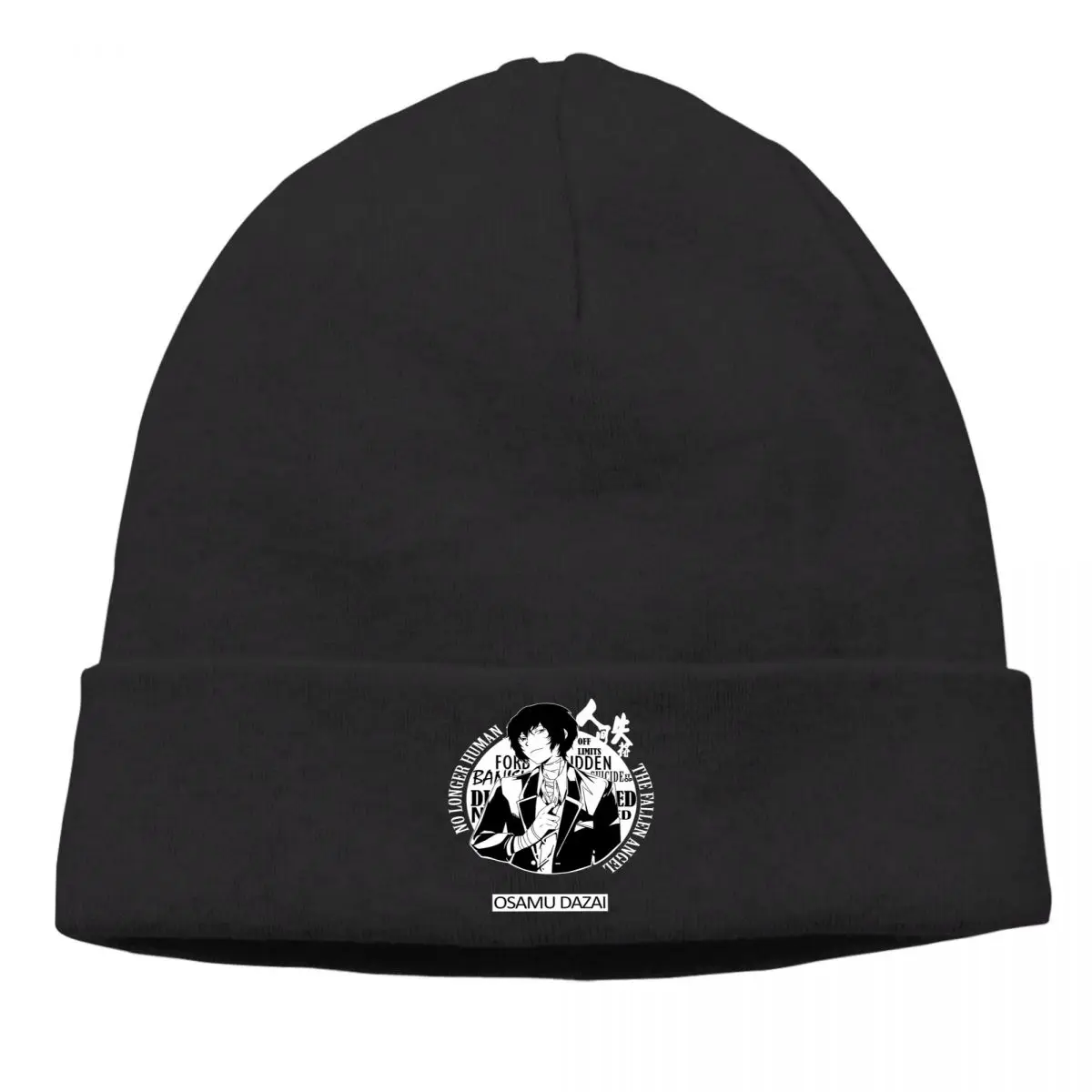 

Bungou Stray Dogs Inference Comics Outdoor Beanie Hats Osamu Dazai Classic Knitting Bonnet High Quality Skullies Caps Earmuffs