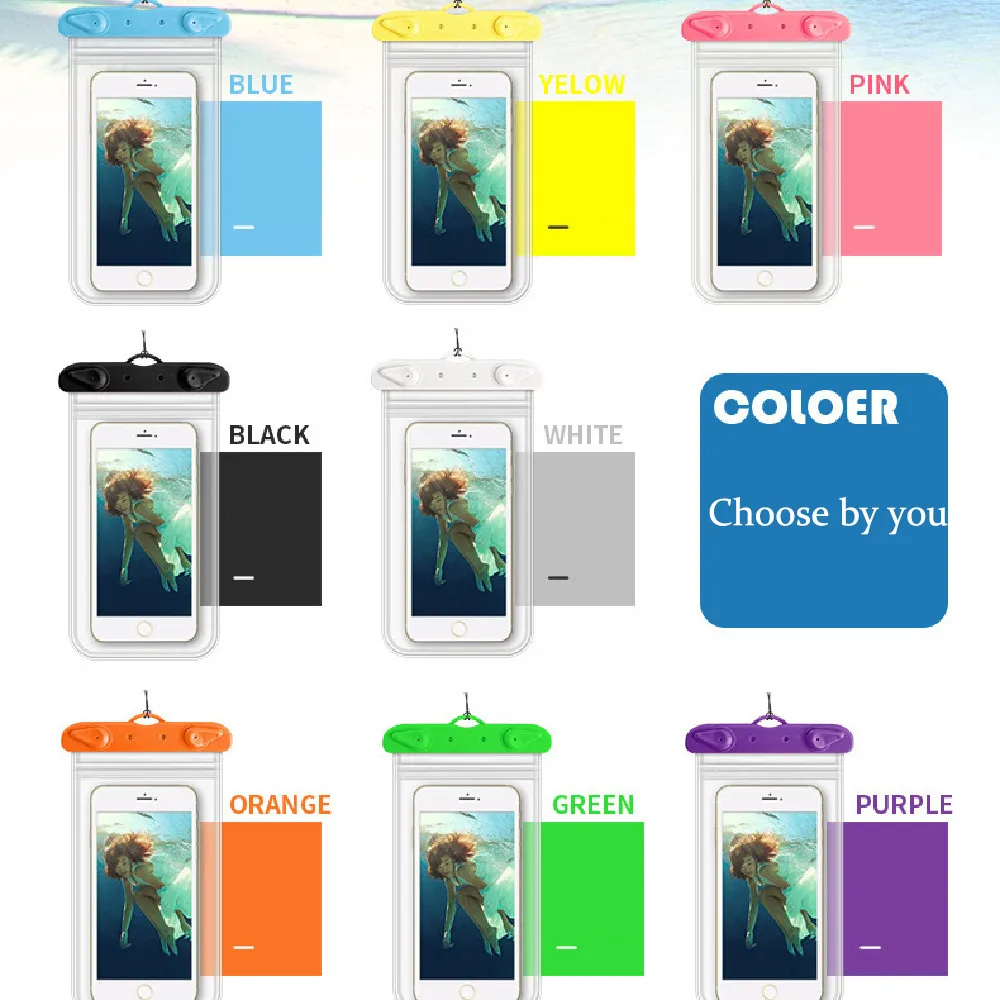 Мобильный телефон Карманный чехол сумка для дайвинга четырехсторонняя