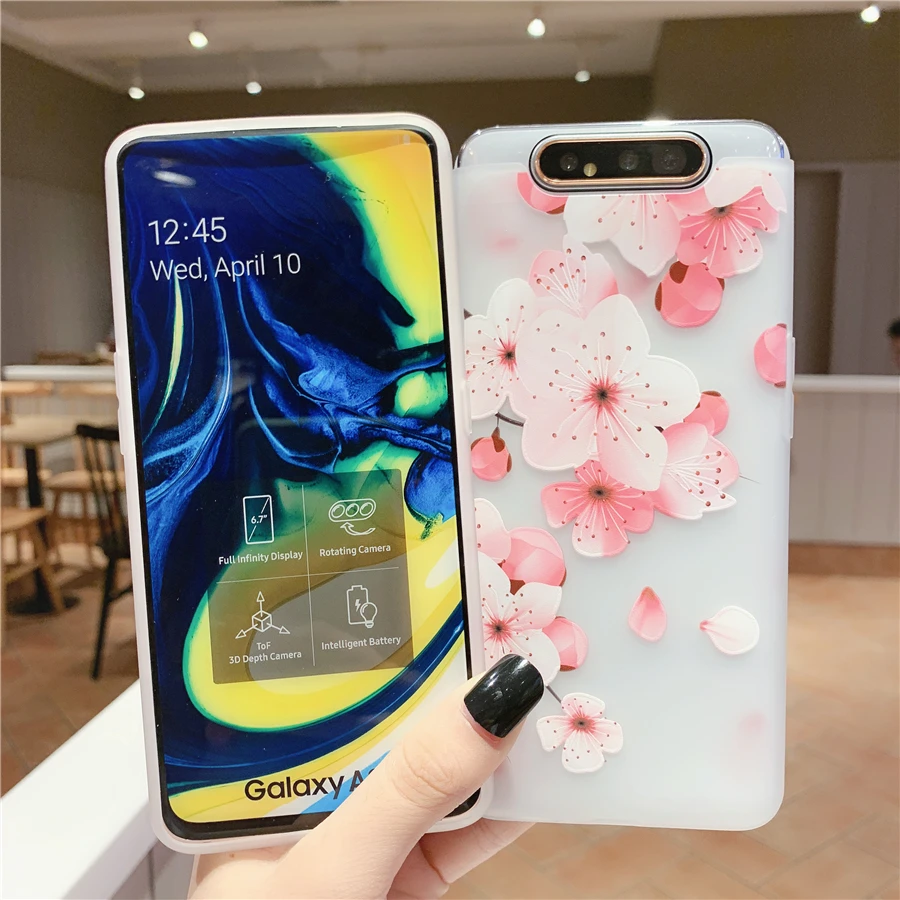 3D Чехол книжка с выбитым рисунком цветка чехол для телефона Samsung Galaxy Note10 S10 S9 S8