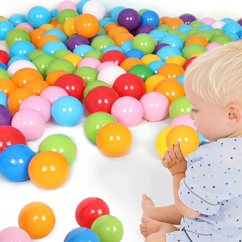 

1 PC Swim Fun Colorful Soft Plastic Ocean Ball Secure Baby Kid Pit Toy