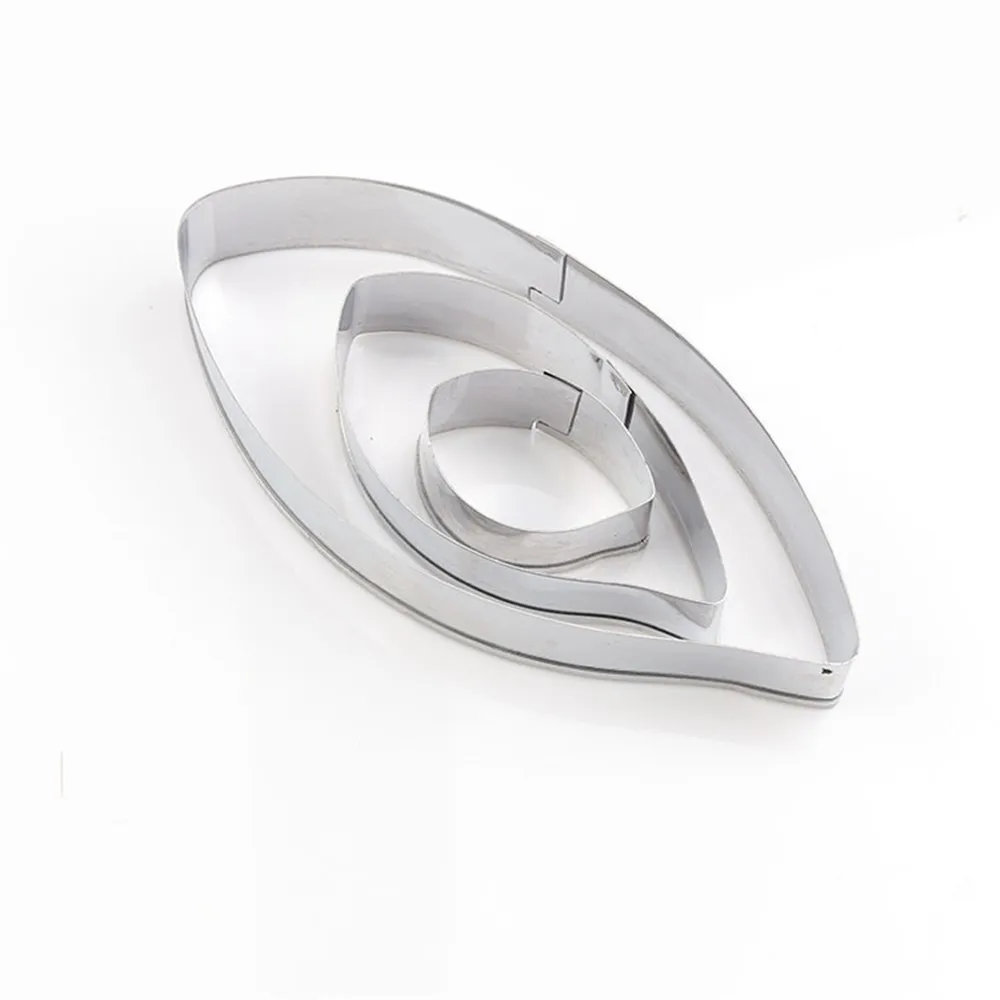 Помадка для бисквита резаки из нержавеющей стали ивовые листья кухонные