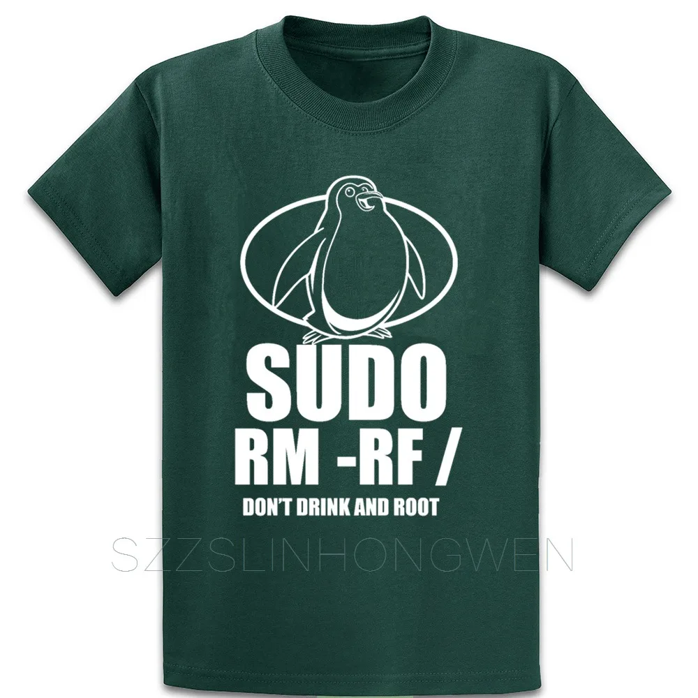Sudo Rm Rf Tux Linux забавная футболка с кодовым принтом «напиток и корень», трикотажная летняя стандартная футболка с круглым воротником и коротким рукавом